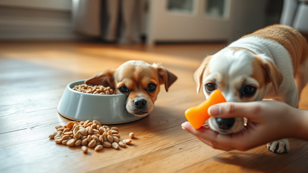 dog refuses regular food