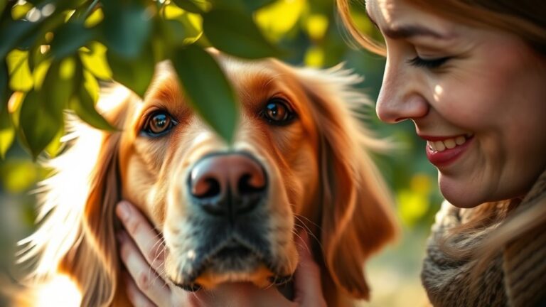 dog senses owner s love