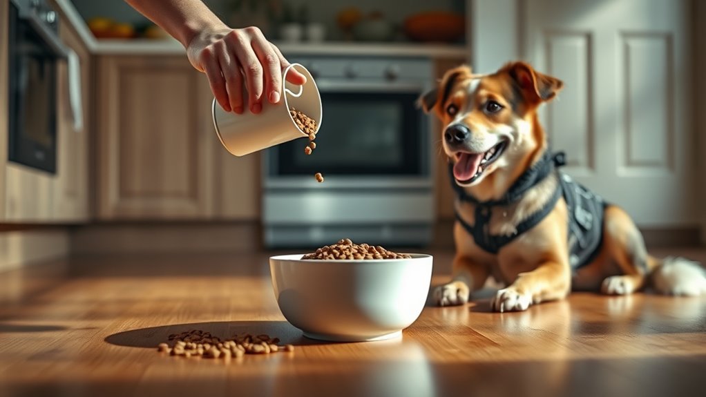 feed dogs twice daily