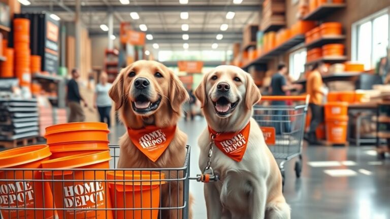 home depot welcomes dogs