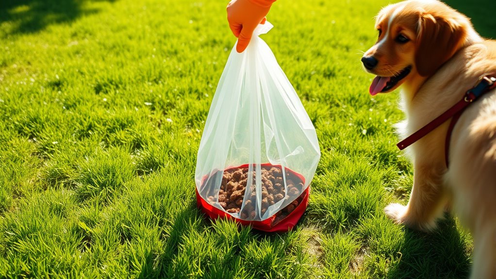 immediate feces removal reduces temptation