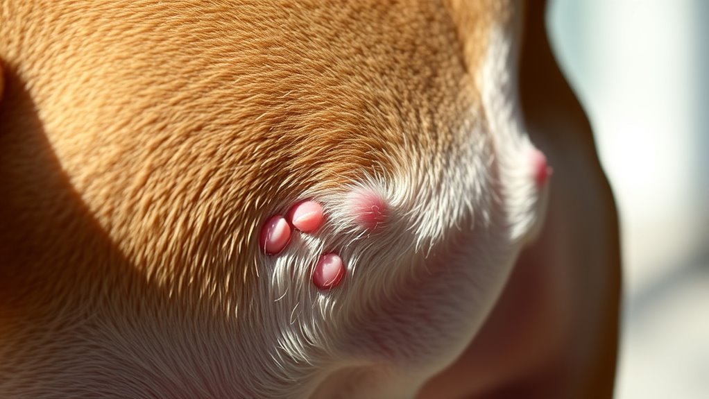 male dog nipples development