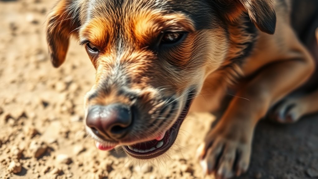 signs of canine dehydration